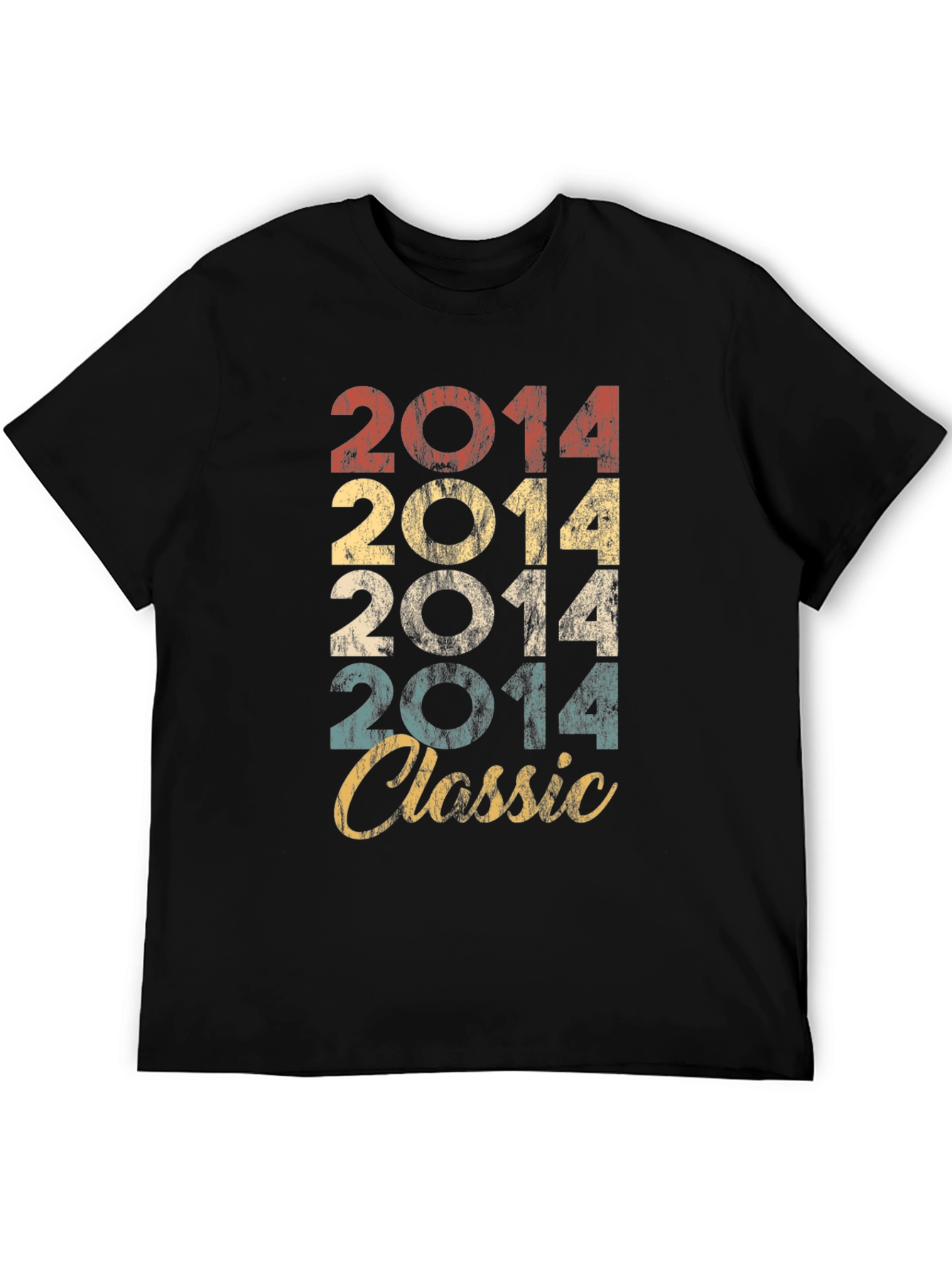 2014 Classic Retro Graphic T-Shirt