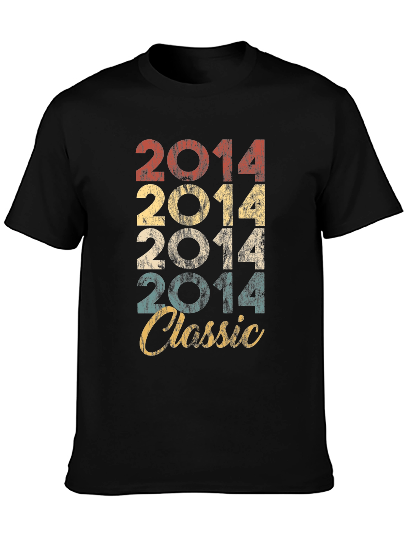 2014 Classic Retro Graphic T-Shirt