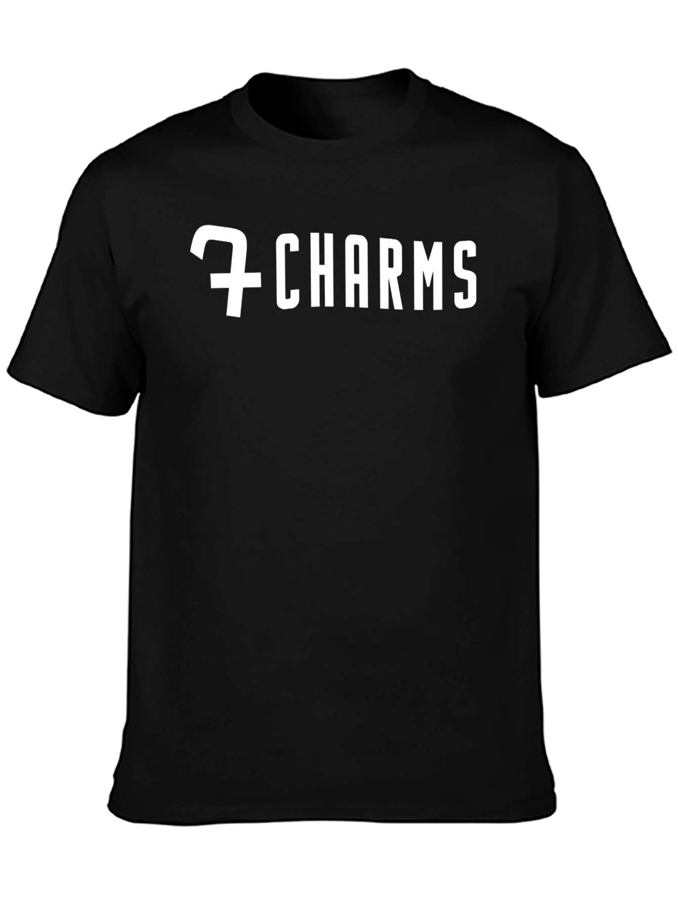 7 Charms Black Graphic Tee
