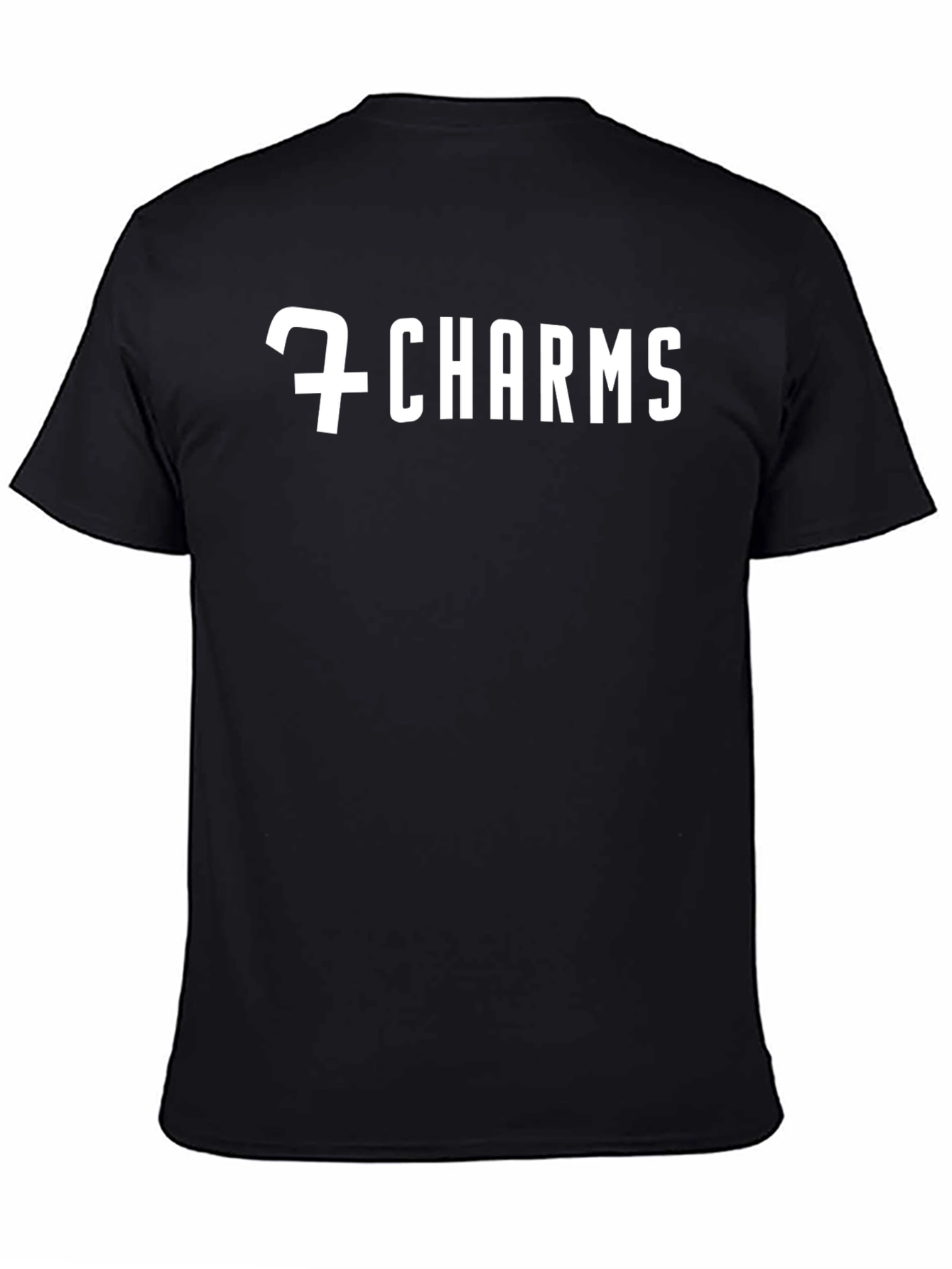 7 Charms Black Graphic Tee