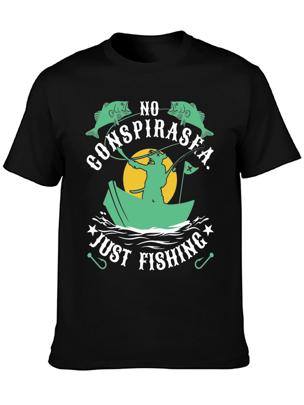 No ConspiraSea Just Fishing Graphic Tee