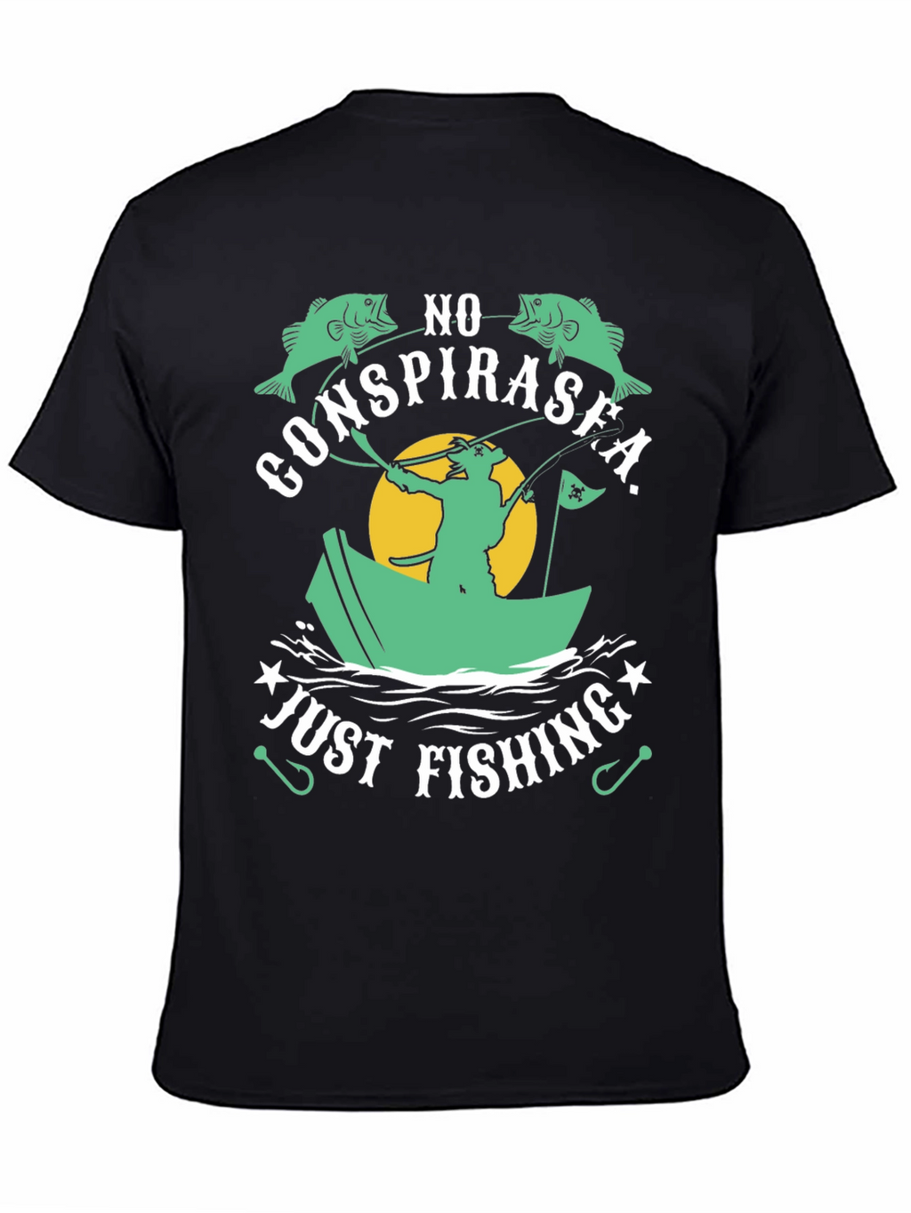 No ConspiraSea Just Fishing Graphic Tee