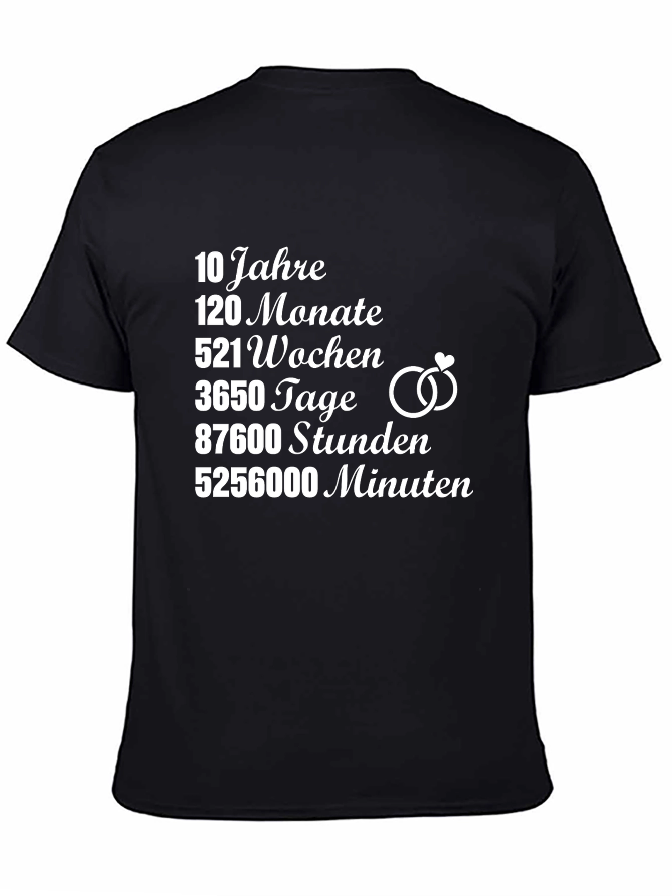 10 Year Anniversary T-Shirt - Perfect Gift