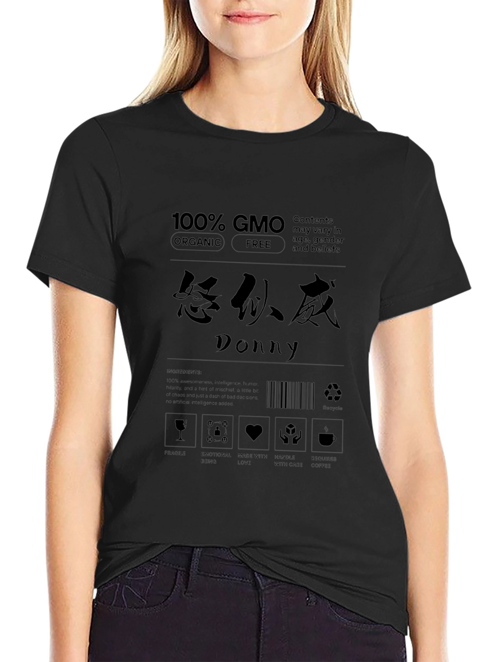 100% GMO Organic Graphic T-Shirt