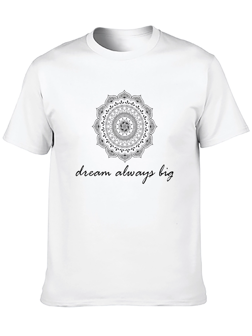 Dream Big Graphic Black Tee