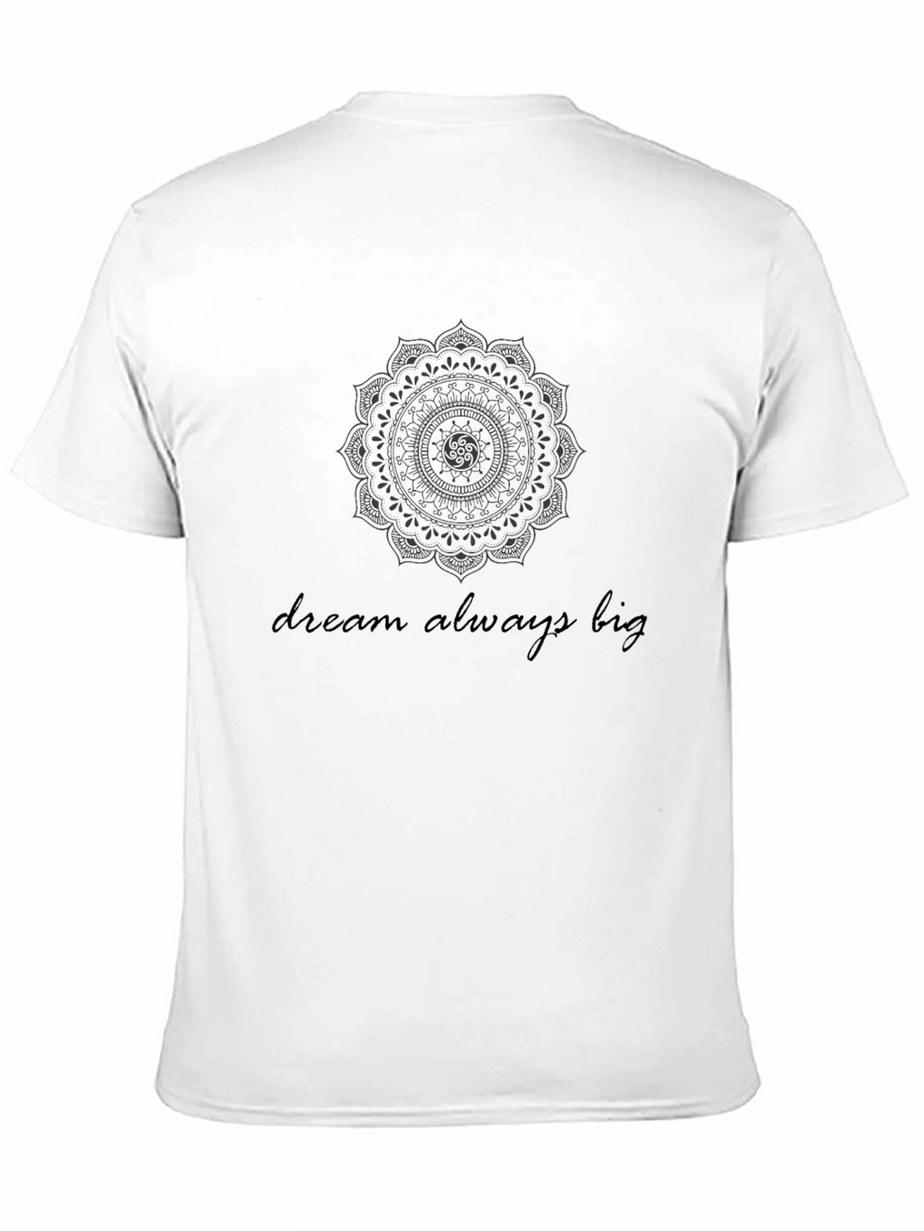 Dream Big Graphic Black Tee