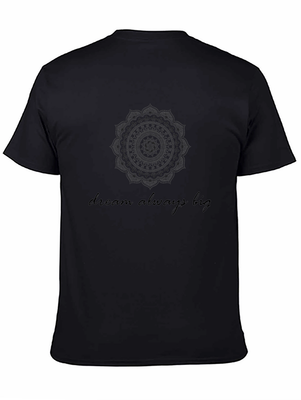 Dream Big Graphic Black Tee