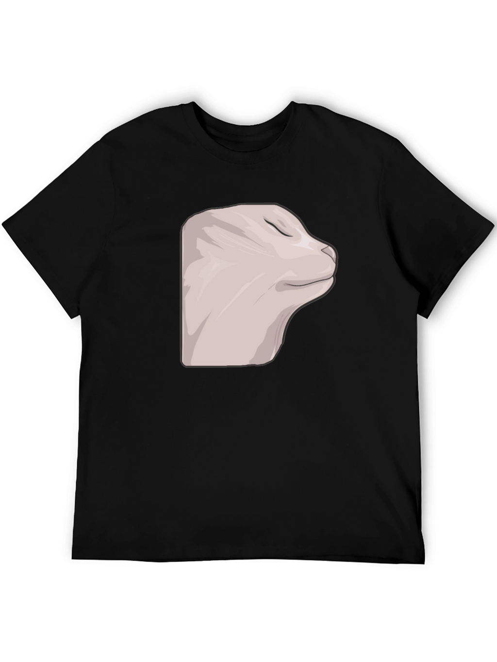 Cat Meme Black T-Shirt