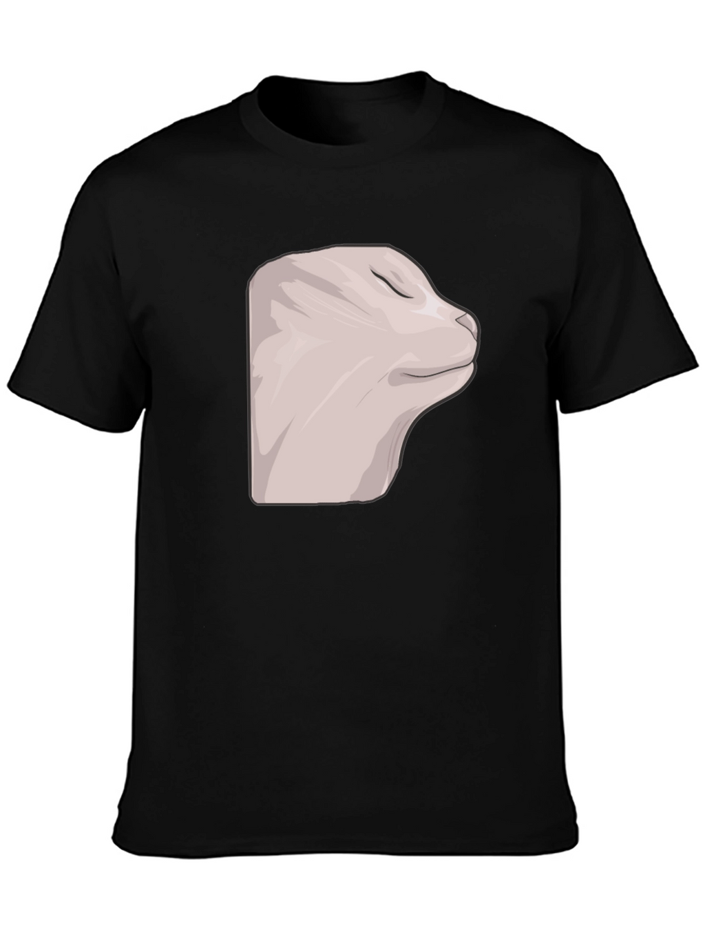 Cat Meme Black T-Shirt