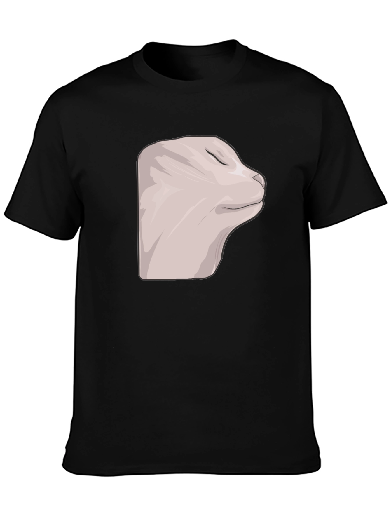 Cat Meme Black T-Shirt