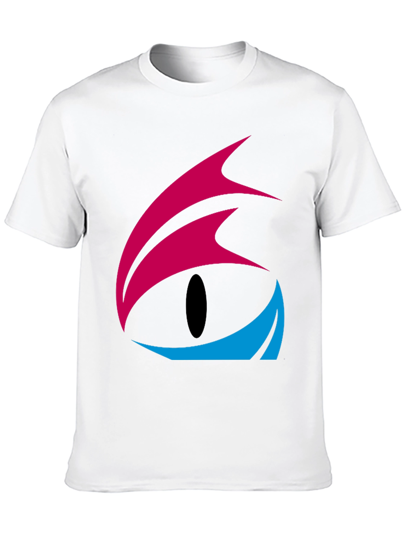 Abstract Eye Graphic Black T-Shirt