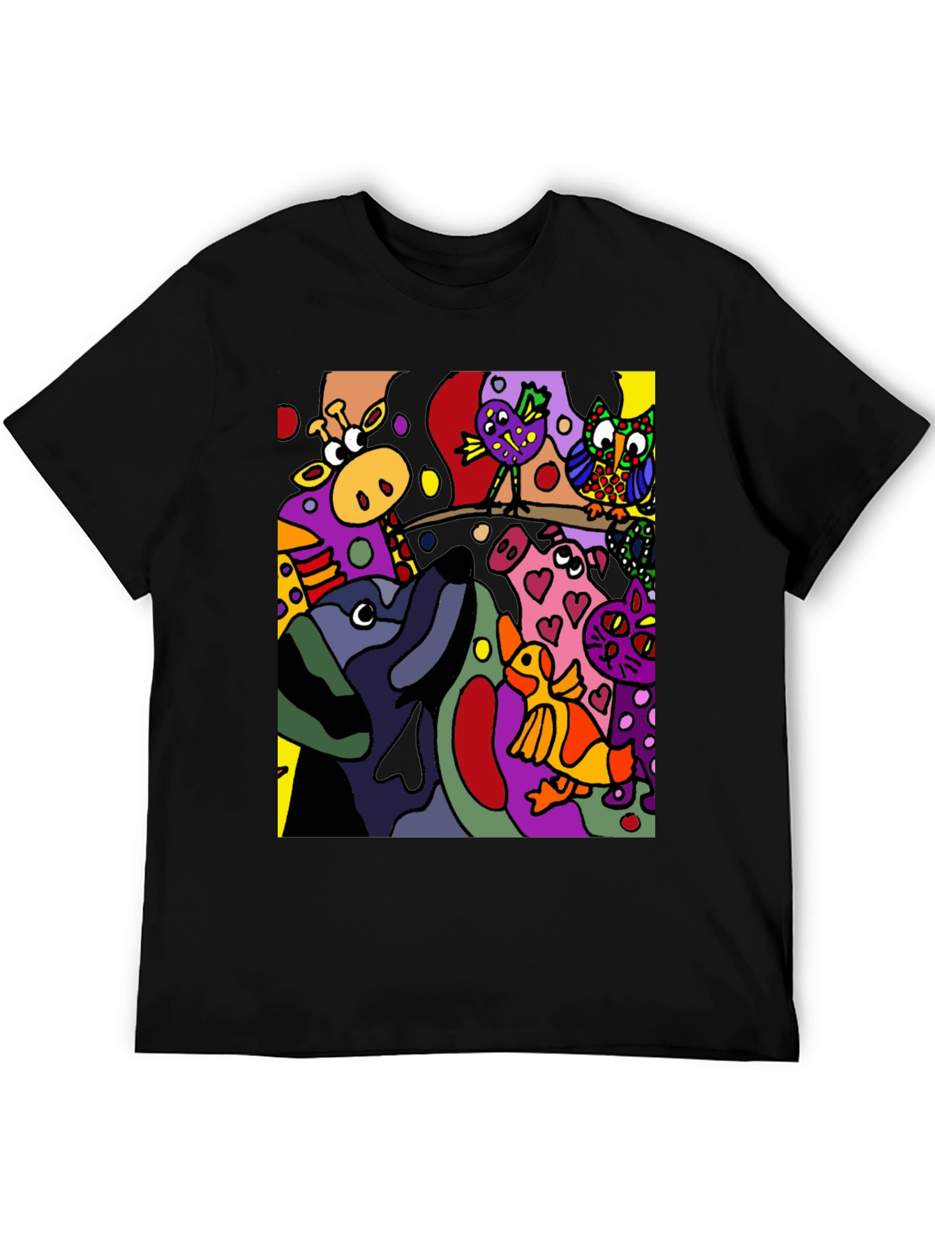 Abstract Animal Art T-Shirt