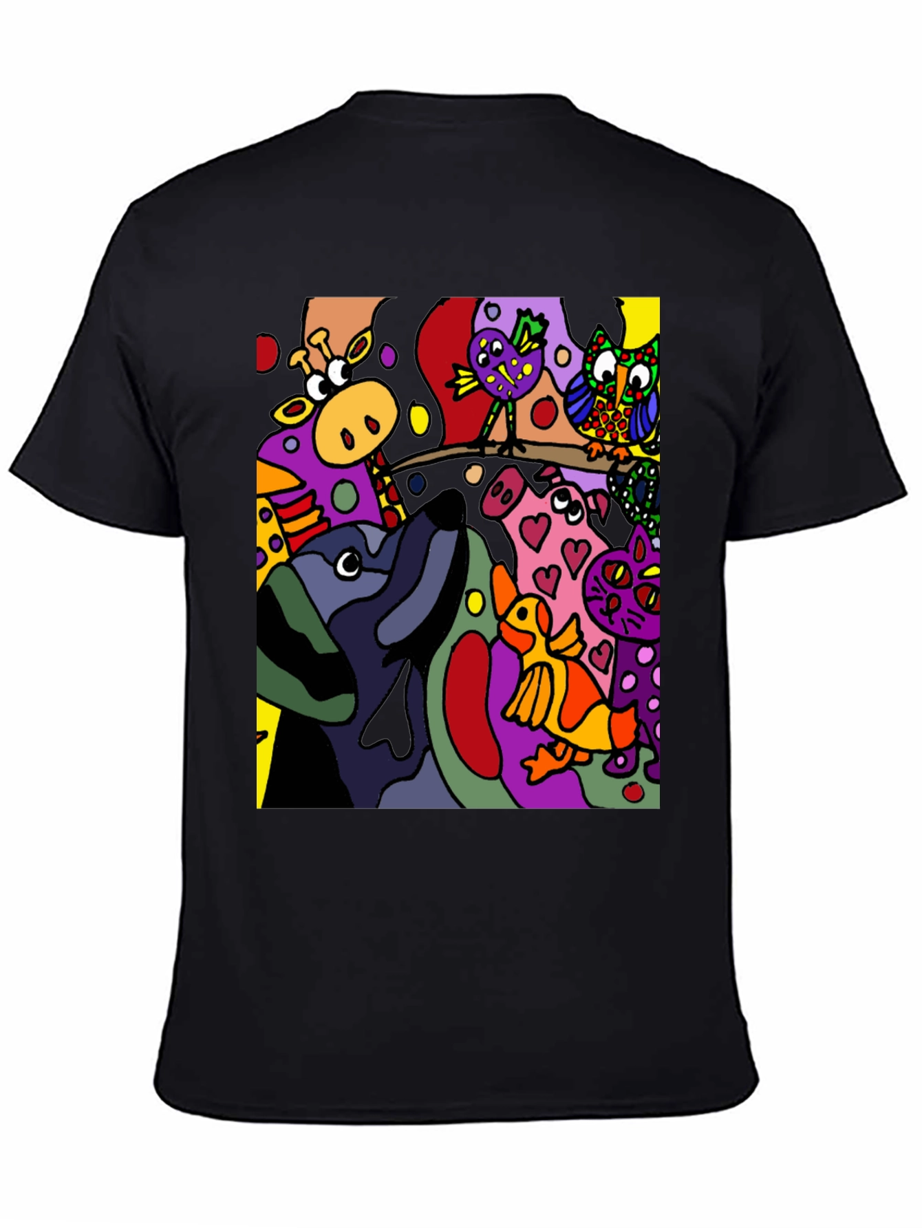 Abstract Animal Art T-Shirt